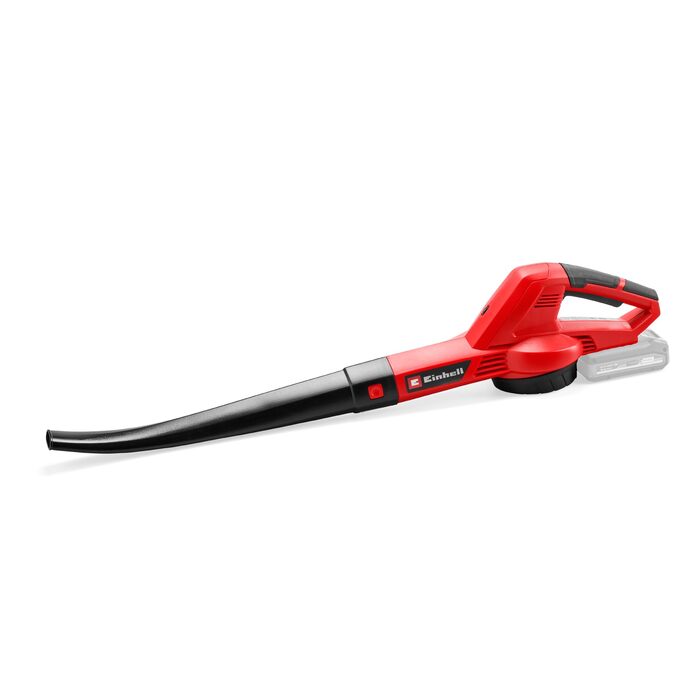 Einhell GC-CL 18/1 Li E-Solo – Акумуляторний повітродув (Power X-Change, 18 В, до 210 км/год, 2 насадки, регулювання швидкості, без акумулятора та зарядного пристрою)