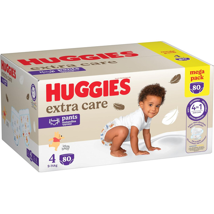 Підгузки-труси Huggies Extra Care Pants Disney, розмір 4, 60 шт (2х30)