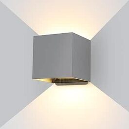 Набір настінних LED-світильників ledmo (8 шт), 12Вт, тепле біле світло 2700-3000K, чорні, IP65 вологозахищені, з регульованим напрямком світла (вгору/вниз) для дому та вулиці