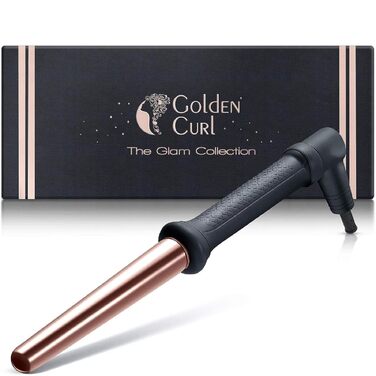 Плойка для локонів Golden Curl Beach Waves, 18–25 мм, рожеве золото, для короткого та довгого волосся, 5 років гарантії