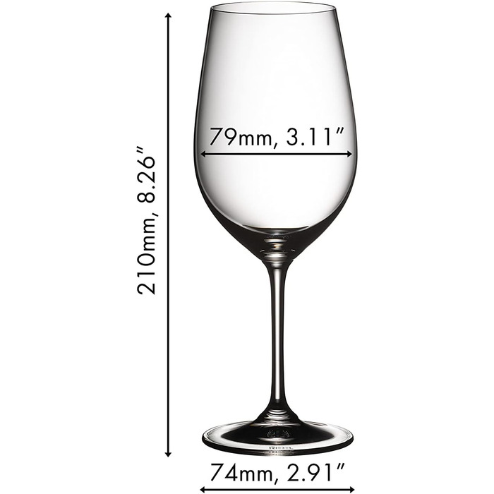 Бокали для вина RIEDEL Vinum Riesling Gran Cru, 2 шт., кришталь, для білого вина
