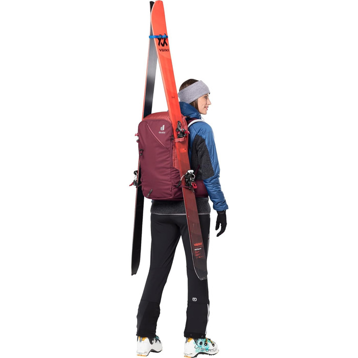 Жіночий рюкзак для гірськолижних турів Deuter Freerider Pro 32+ SL, 32+ л, бордовий