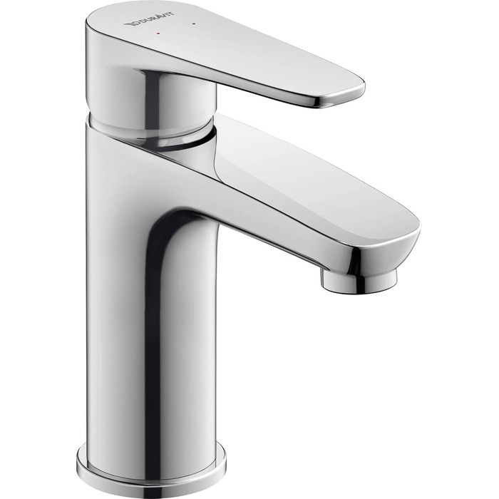 Змішувач для ванної кімнати Duravit B.1, висота виливу 110 мм, керамічна картридж, хром (без зливного механізму)