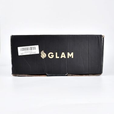 Потужний фен для волосся GLAM Profi 2300 Вт з іонізацією, AC-мотором, 2 швидкостями, 3 температурними режимами, холодним обдувом, дифузором і концентратором, чорний – професійна сушка волосся