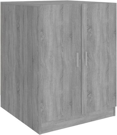 Шафа над пральною машиною Homiuse, сіро-сонома, 71x71,5x91,5 см, містка, стильна, для ванної та пральні