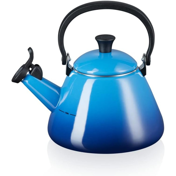 Чайник зі свистком Le Creuset Kone, емальована сталь, 1,6 л, блакитний