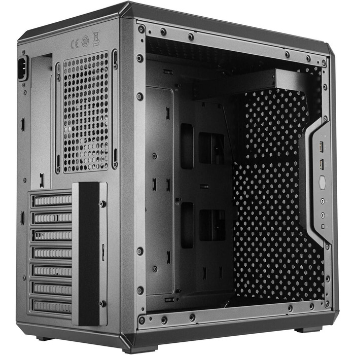 Корпус Cooler Master MasterBox Q500L ATX Mini Tower з прозорою бічною панеллю, організацією кабелів і багатьма варіантами охолодження