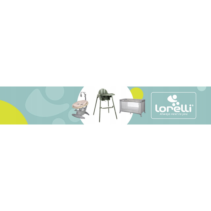 Багатофункціональний стільчик для годування Lorelli з регулюванням висоти та складаним тацею
