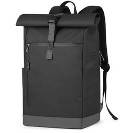 Розширюваний рюкзак Inateck RollTop 25-30Л для велосипеда та школи, чорний