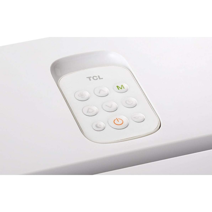 Мобільний кондиціонер з функцією обігріву 12000 BTU до 32 м² з витяжним шлангом 1,5 м, таймером і режимом осушення