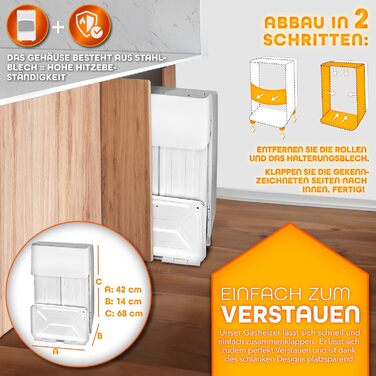 Газова інфрачервона обігрівач TRESKO 4200 Вт з редуктором, шлангом і чохлом, 3 режими, білий колір