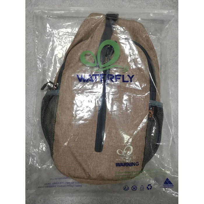 Сумка-рюкзак WATERFLY для чоловіків і жінок, слінг, регульований ремінь, для прогулянок і подорожей, колір хакі