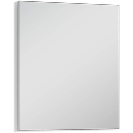 Настінне дзеркало byLIVING Jakob, біле, 60x70 см, сучасний дизайн, для передпокою та ванної, прямокутне, меблі для коридору