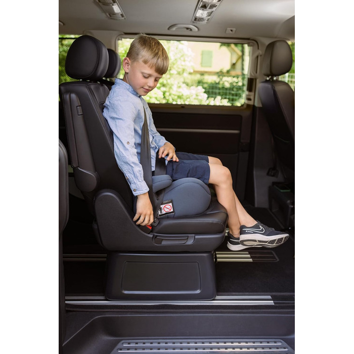 Дитяча автопідставка Osann Up, без Isofix, 125-150 см, 15-36 кг, i-Size, чорна