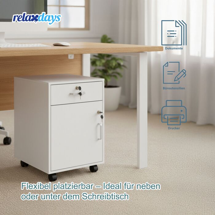 Замкнений роликовий контейнер Relaxdays