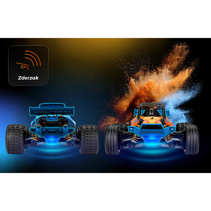 Радіокерована машина Overmax X-Horizon RC Stadium Truck 1:18, 4x4, швидкість до 30 км/год