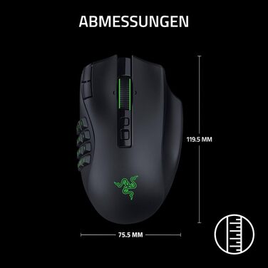 Бездротова ігрова миша Razer Naga V3 Pro для MMO з мінливими бічними панелями, оптичним сенсором Focus Pro 50K та перемикачами Gen-4