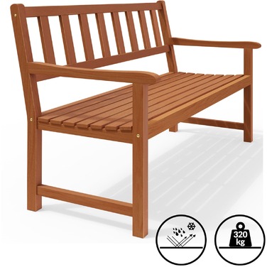Садова лавка Kensington Acacia Wood 120x90x50-58см