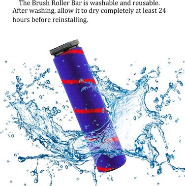 М'яка насадка-щітка для підлоги з валиками для пилососів Dyson V6, DC58, DC59, DC61, DC62, DC74, аксесуар для акумуляторного пилососа