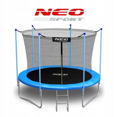 Батут із захисною сіткою Neo-Sport 312 см FT 10 (304-312 см)