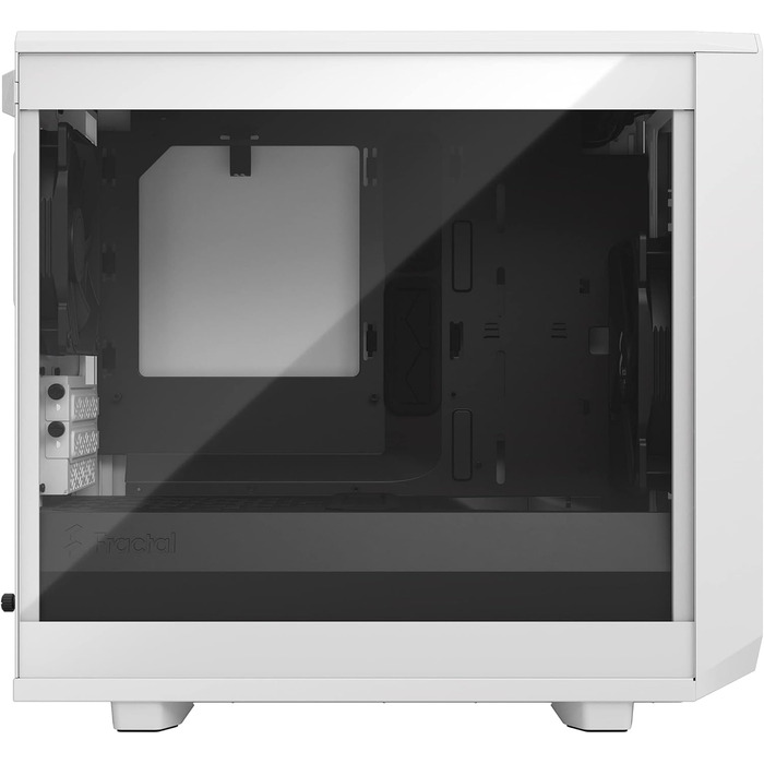 Корпус Fractal Design Meshify 2 Nano White TG Clear Tint, білий, скляна панель, компактний, для ігрових ПК