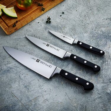 Набір кухонних ножів ZWILLING Professional S, 3 предмети (10 см, 16 см, 20 см), Made in Germany