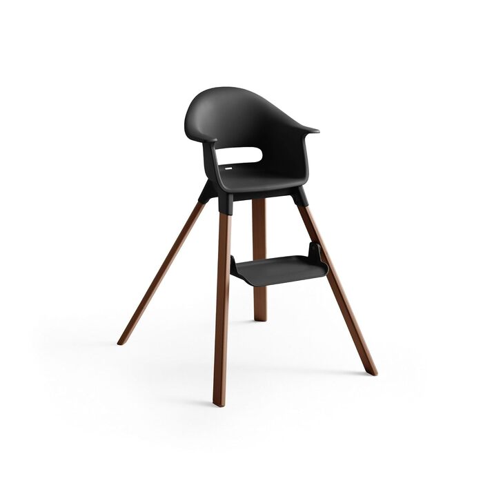 Дитячий стільчик Stokke Clikk, Black/Warm Brown - комплект з підносом та ременем безпеки, 6-36 місяців