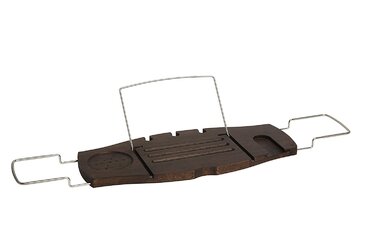 Полиця для ванної кімнати 71,1-94x21,6x3,8см Коричнева ванна Aquala Caddy Umbra