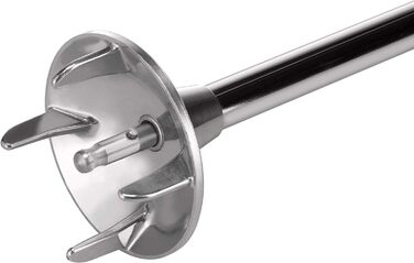 Професійний блендер ESGE Zauberstab M 200 Chrom 90580, 200 Вт, 17000 об/хв, ручний міксер з аксесуарами, ергономічний дизайн, спіральний кабель