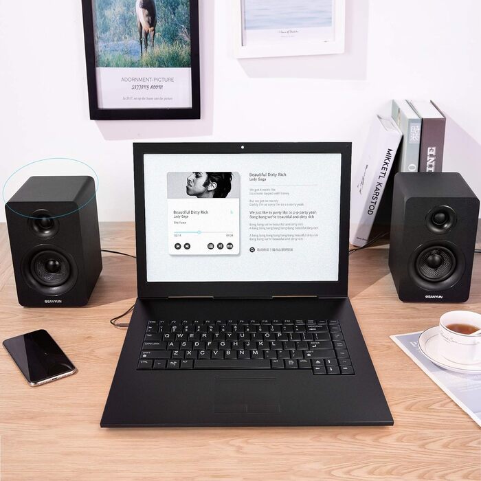 Sanyun SW208: Акустична система 3.0 Bluetooth 5.0, 60W, 2.0, для ПК, чорний