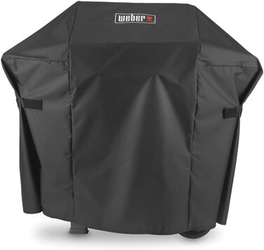Преміум чохол для гриля Weber Spirit/Spirit II 200, водонепроникний, захист від УФ, дихаючий, з липучкою, чорний