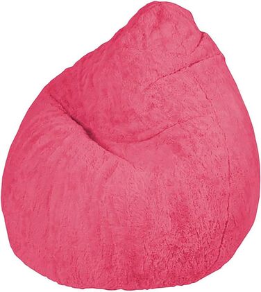 Крісло-мішок Fluffy XL рожеве, 220 л, для дому