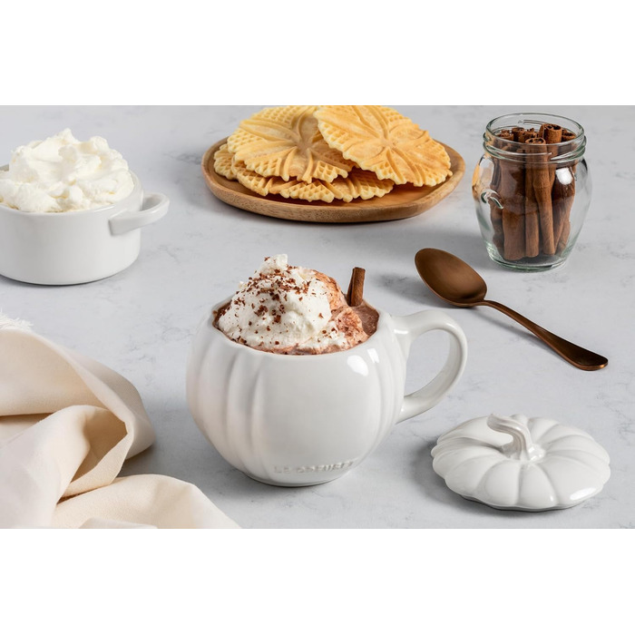 Кружка Le Creuset з кришкою, 400 мл, оливковий зелений колір (Leaf It To Me)