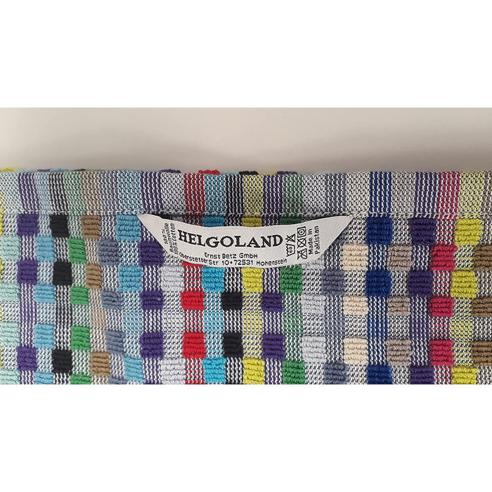 Набір Betz з 12 кухонних рушників 100% бавовна HELGOLAND, 50x90 см, багатофункціональні кольорові рушники в клітинку