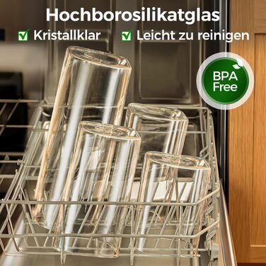 Набір герметичних скляних контейнерів для зберігання продуктів ComSaf з дерев'яними кришками, 3 шт по 1,7 л, банки для круп, мюслі та печива