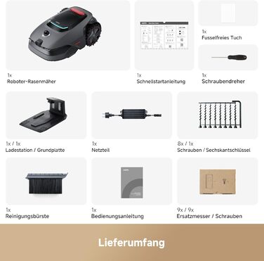 Робот-газонокосарка MOVA LiDAX Ultra 1200 без дроту, до 800 м², LiDAR 3D картографування, AI Vision, зріз 5 см, U-подібна траєкторія