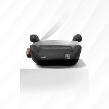 Автокрісло-бустер BABYAUTO NAUNA ISOFIX, група 3 (22-36 кг, 5-12 років), i-Size, додаткове ущільнення, чорний