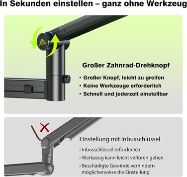 Низькопрофільний мікрофонний пантограф (стійка-тримач) Low Profile з Gear-Lock, чорний, до 3 кг, сумісний з Shure SM7B, MV7+, довжина 780 мм