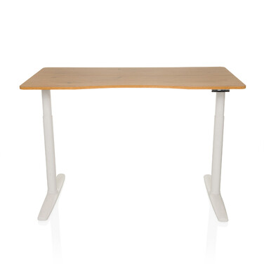 Письмовий стіл STAND PRO R 140 x 70 з електричним регулюванням висоти дуб hjh OFFICE