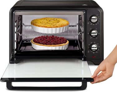 Духовка електрична Moulinex Optimo OX484810 39 л конвекційна, 6 режимів, термостат до 240°C, таймер 120 хв, деко та решітка