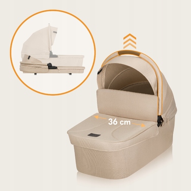 Дитячий візок 3в1 Lionelo LO-MERIL 3IN1, колір Beige Sand