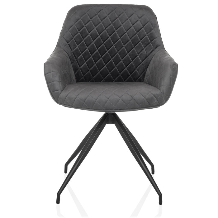 Стілець обідній ELVERUM Velvet Grey hjh LIVING