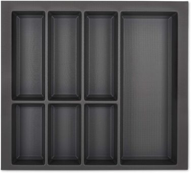 Лоток для столових приборів Orga-Box VII, базальтово-сірий, 526x474 мм, для кухонь Schüller, KH Schröder та інших, під корпус 600 мм