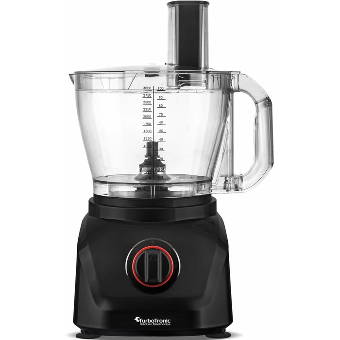 Кухонний комбайн TurboTronic 1900Вт з блендером, 3 л, 1,5 л скляна карафа, терка, цитрус-прес, подрібнювач льоду