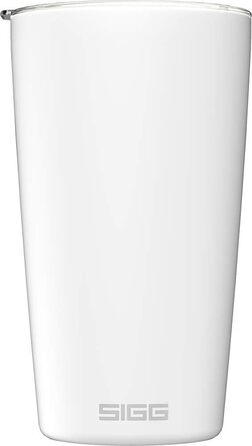 Кружка SIGG Neso Pure Ceram з кришкою Tritan, нержавіюча сталь 18/8, 0.3L/0.4L, миється в посудомийній машині, BPA-free