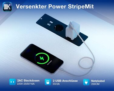 Ігровий кутовий стіл ODK з LED-підсвіткою та USB-портом, 150×102 см, білий, стільниця з вуглецевого волокна