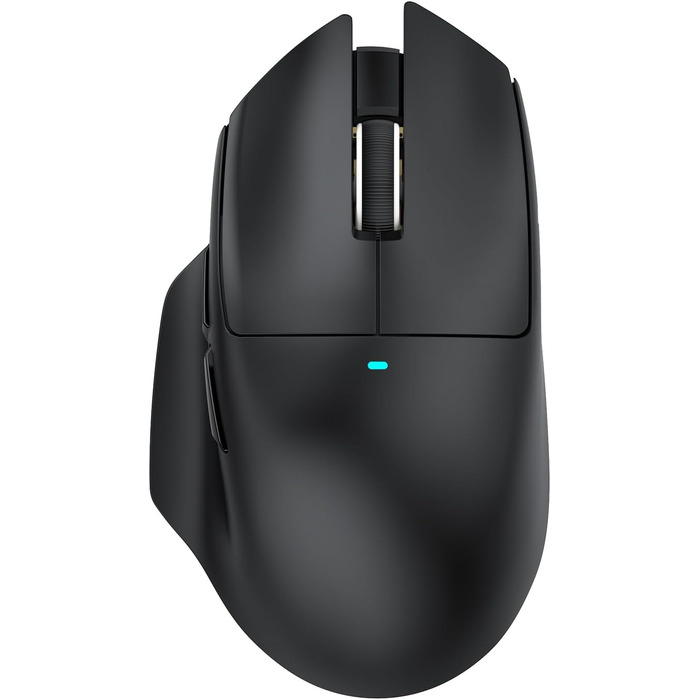 Ігрова миша Attack Shark V6 Superlight 65г з магнітною док-станцією, сенсор PixArt PAW3311, 25000 DPI, 500 mAh, три режими підключення (BT/Wireless/Wired), ергономічна, чорна