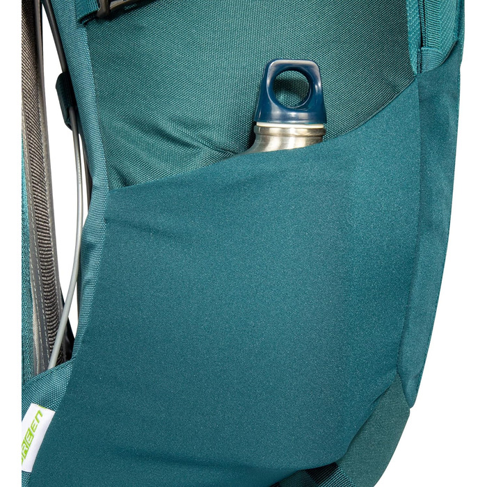 Рюкзак для туризму Tatonka Hike Pack 32 л із вентиляцією спини та дощовиком, легкий і зручний, бірюзово-зелений