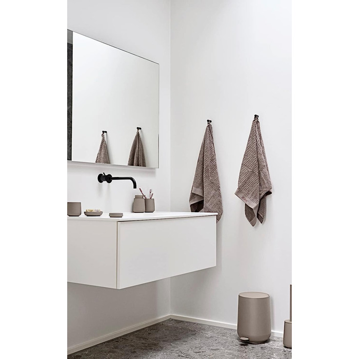 Щітка для унітазу Zone Denmark Nova One, кераміка, з тримачем, Soft-Touch, 37 см, тауп