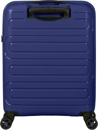 Валіза American Tourister Sunside 55 см, 35 л, темно-синя, ручна поклажа, на 4 колесах